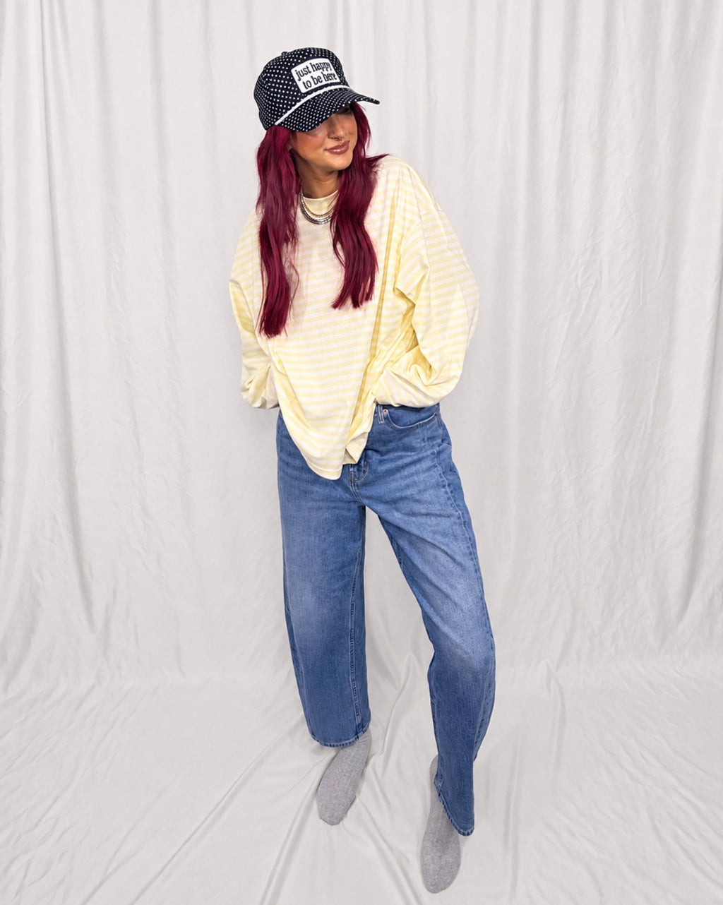 Just Happy To Be Here Hat