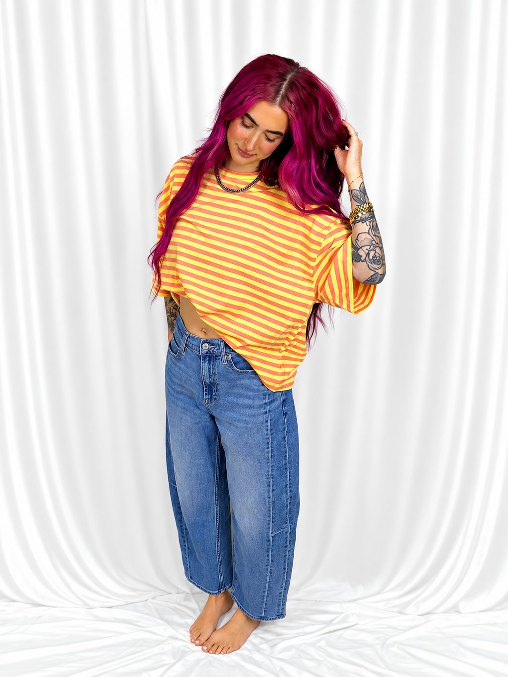 The Off Duty Stripe Tee