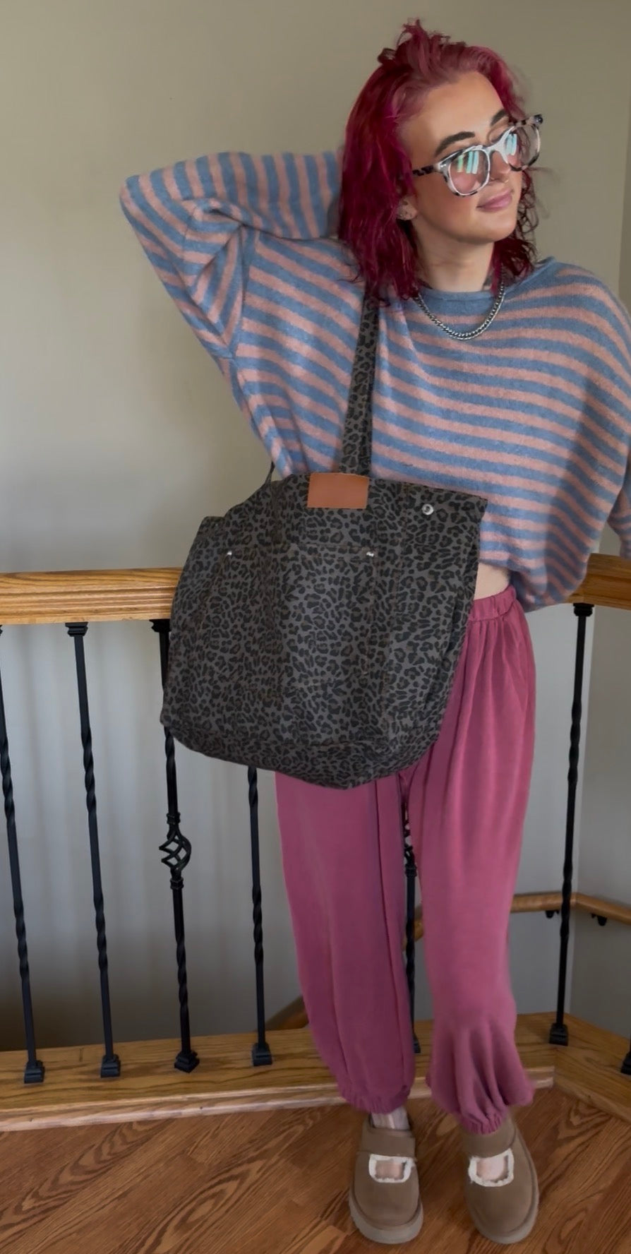 The Everyday Leopard Tote