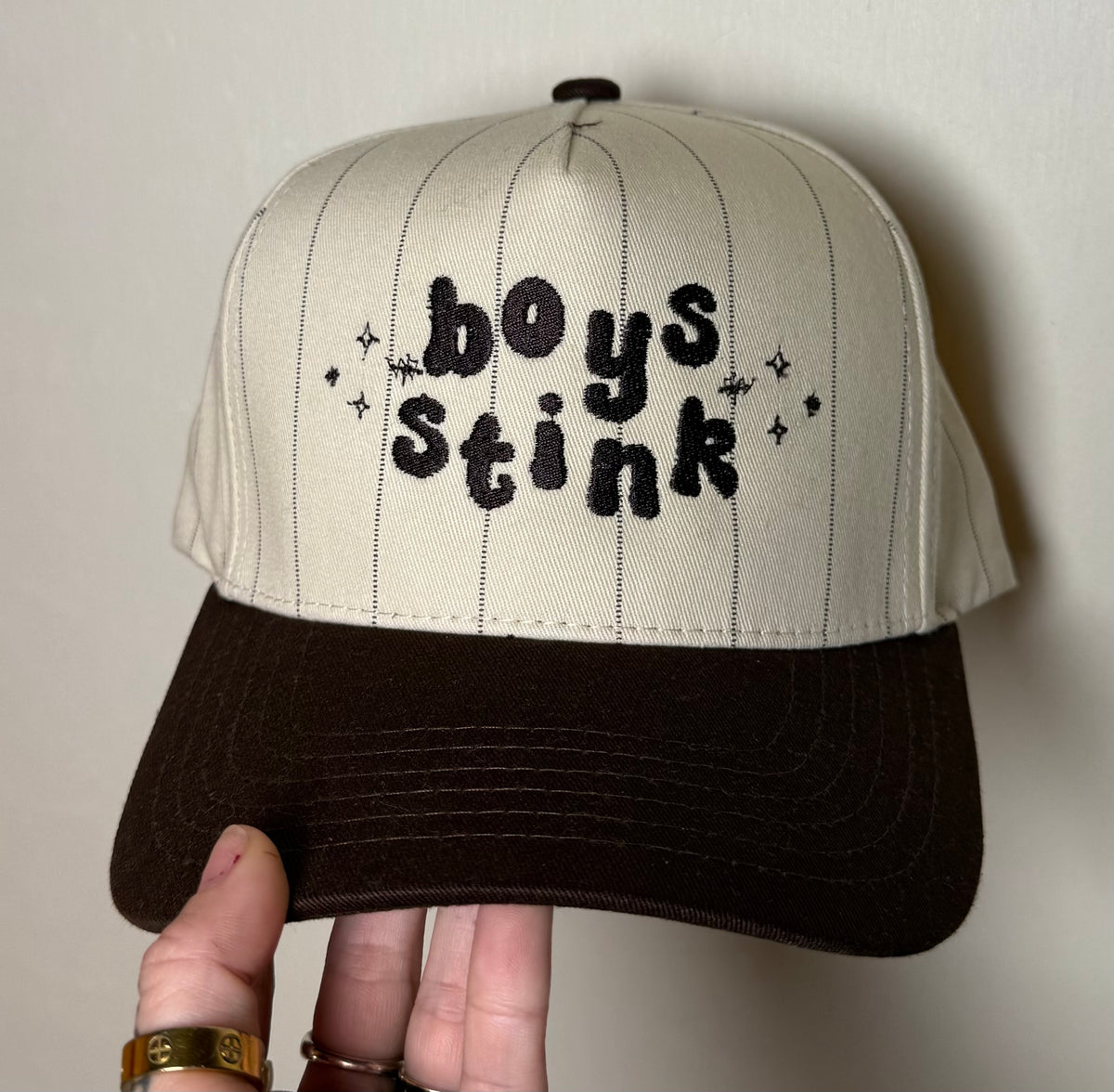 Boys Stink Embroidered Hat