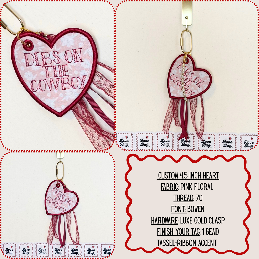 The Custom Embroidered Bag Tag