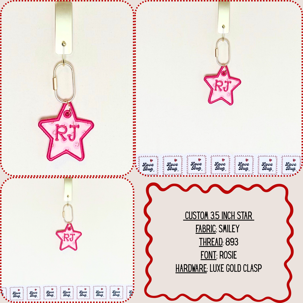 The Custom Embroidered Bag Tag