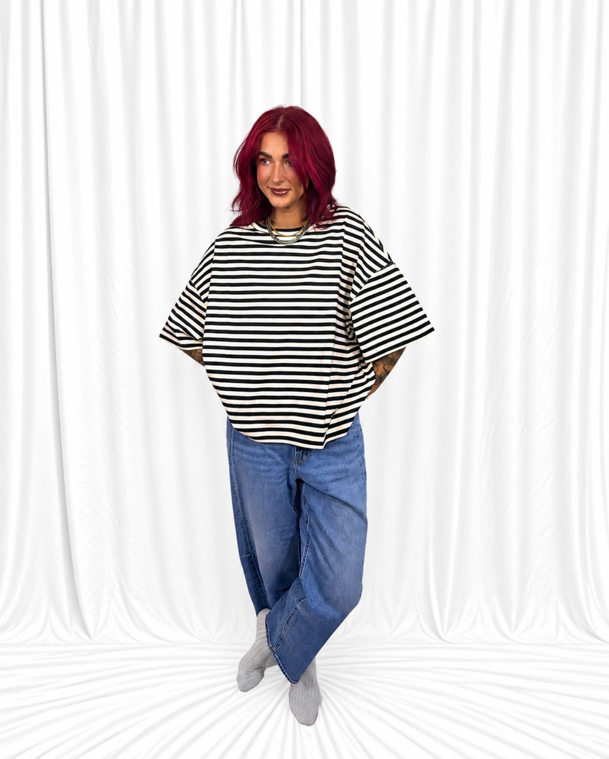 The Off Duty Stripe Tee