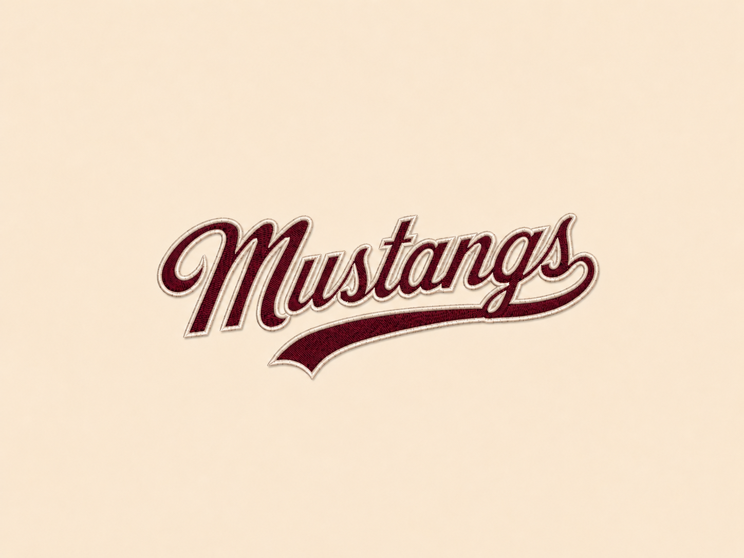 Mustang Varsity Script