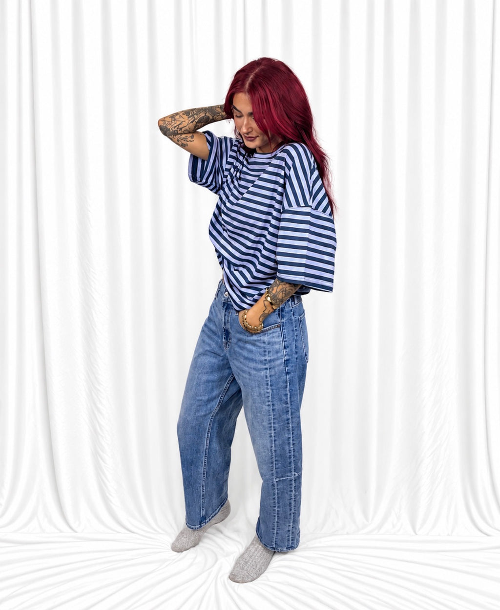 The Off Duty Stripe Tee