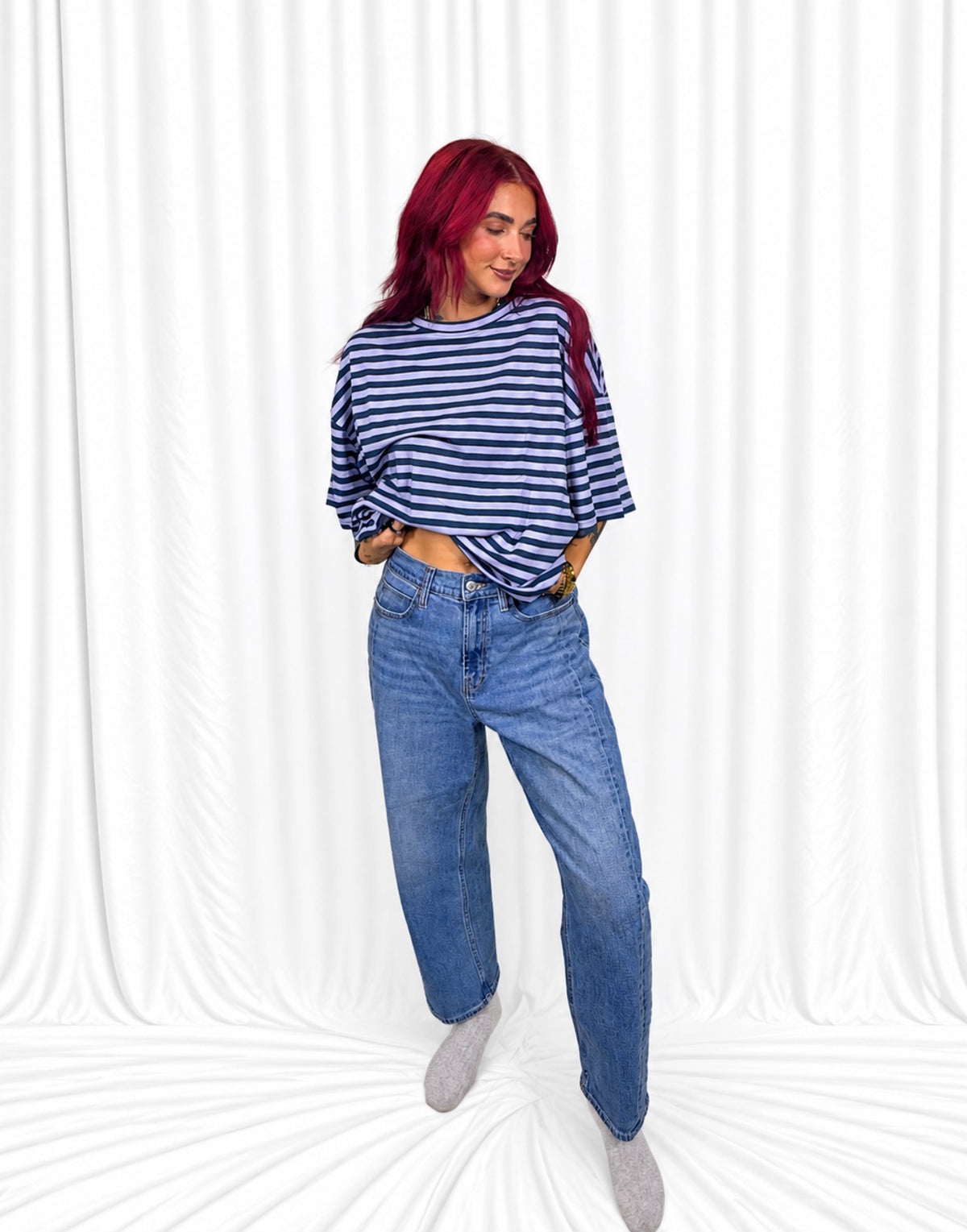 The Off Duty Stripe Tee