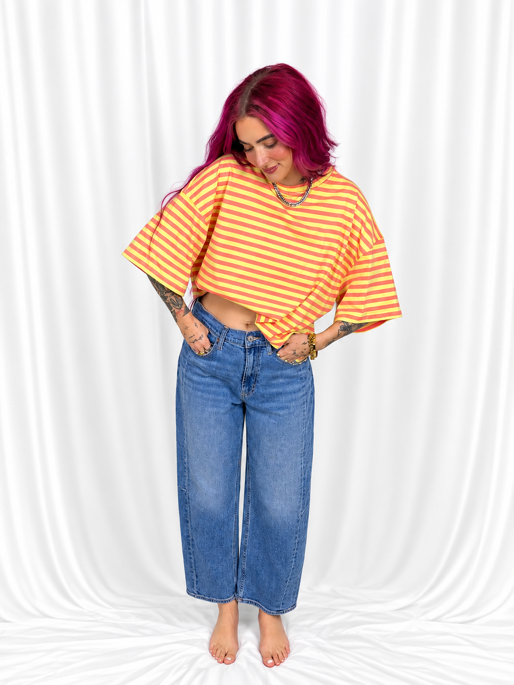 The Off Duty Stripe Tee