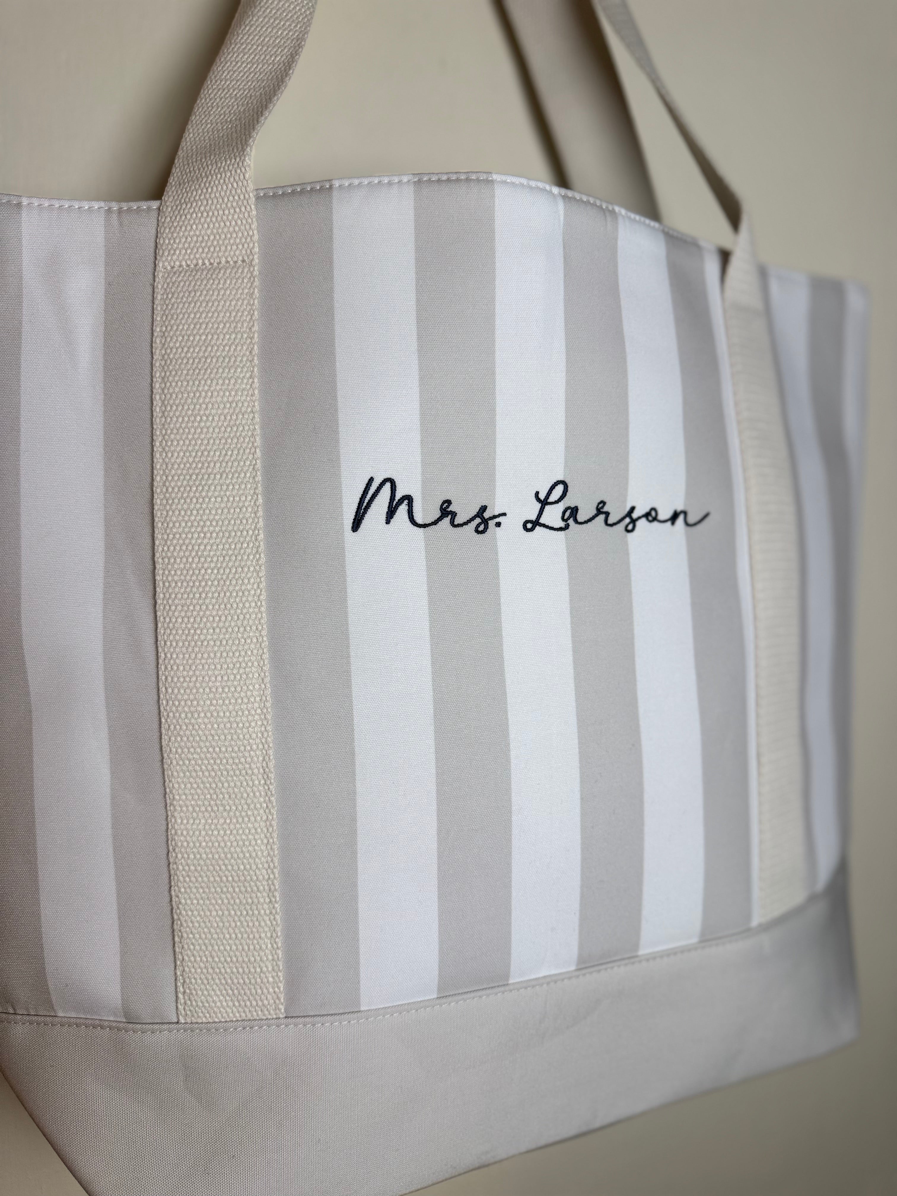 The Classic Stripe Tote
