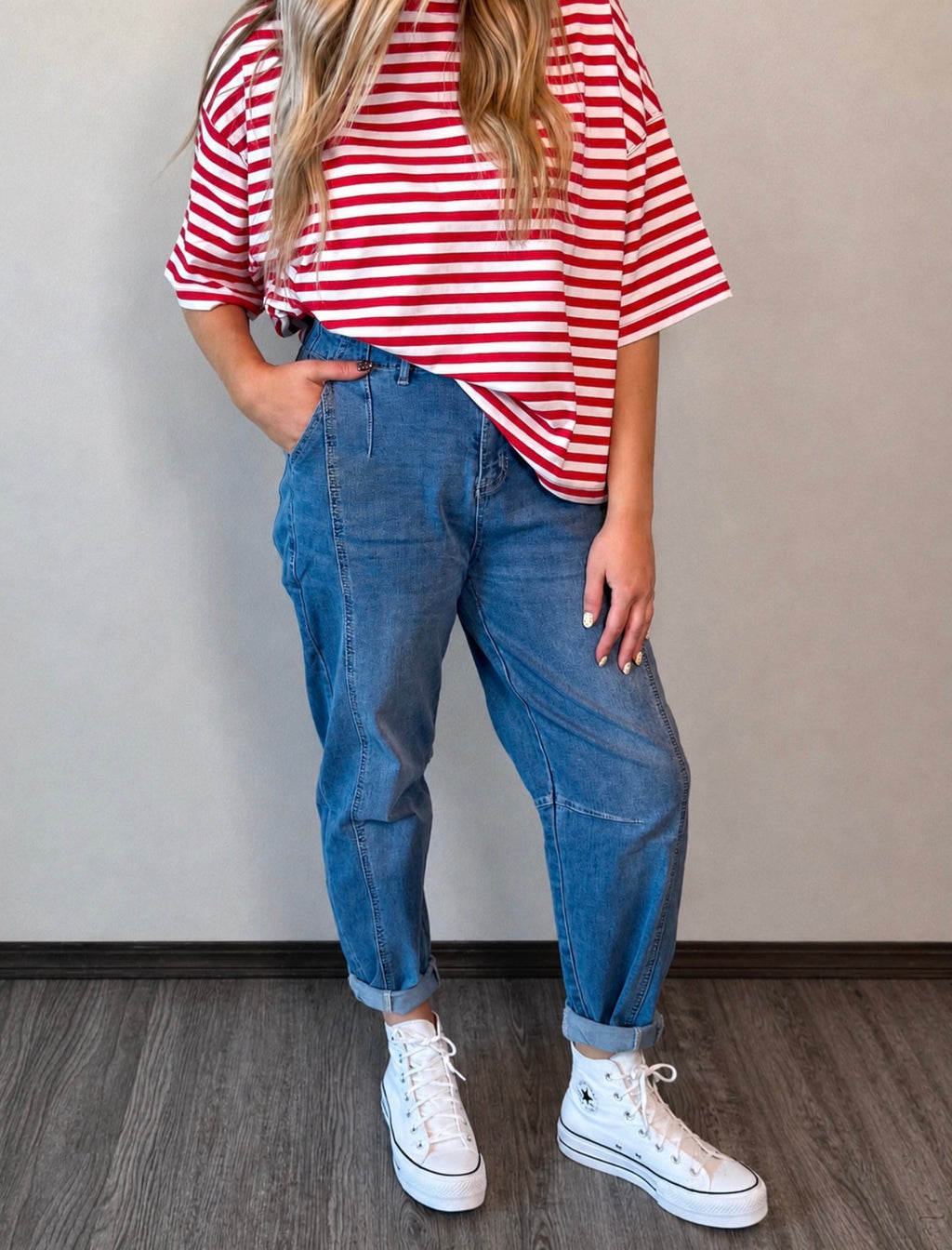 The Easy Days Barrel Jean