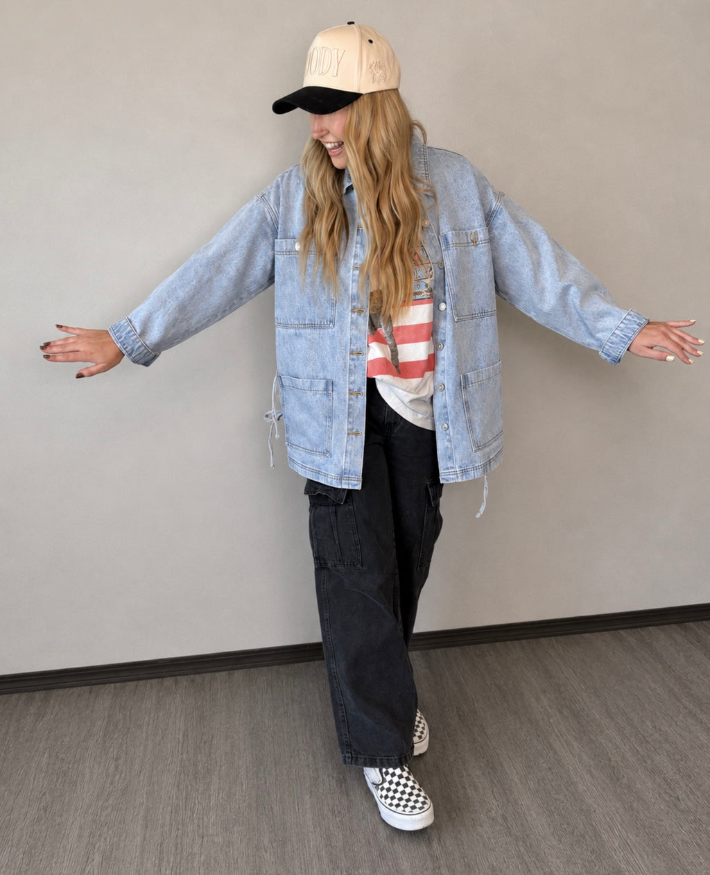 The Tie It Together Denim Jacket