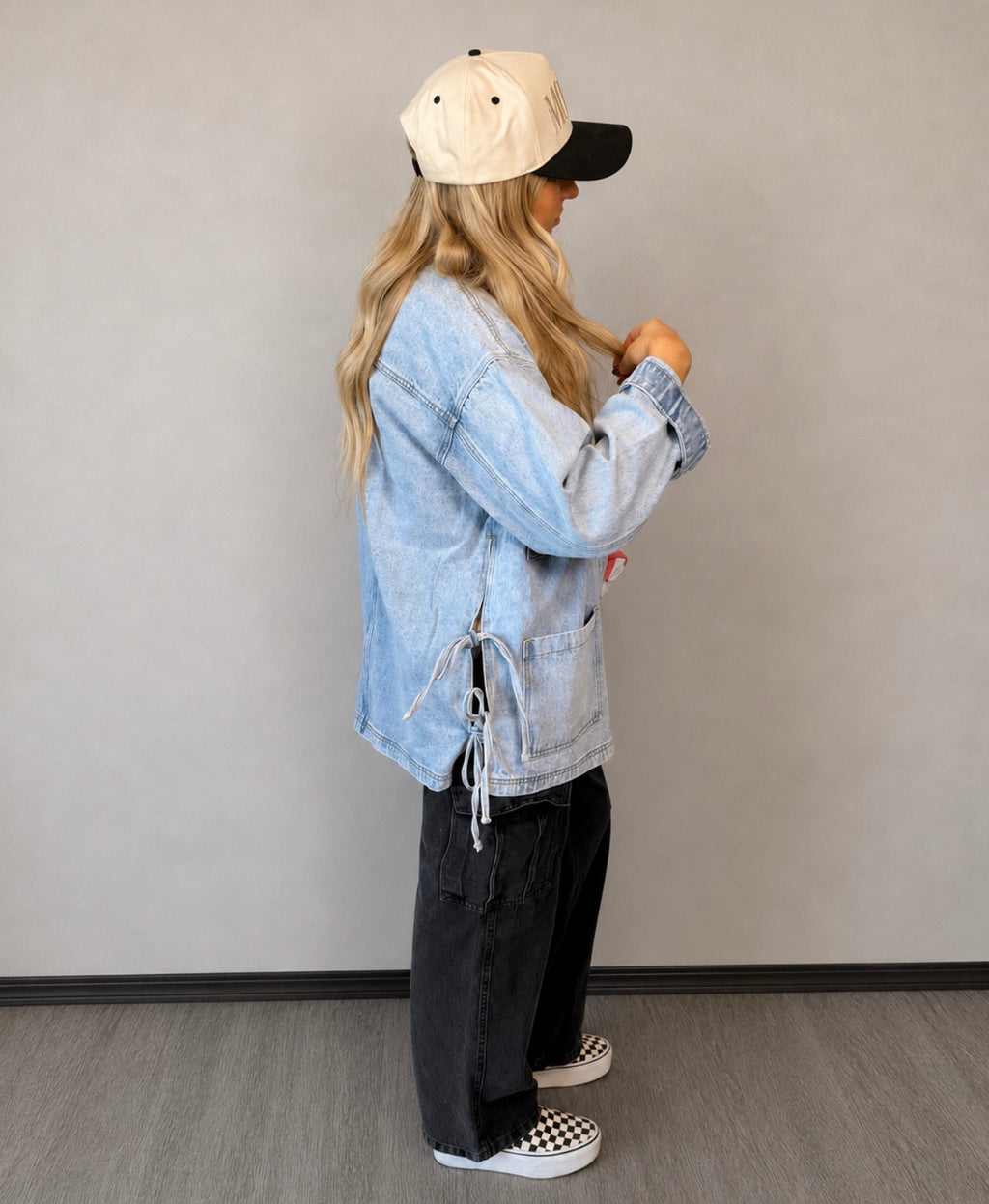 The Tie It Together Denim Jacket