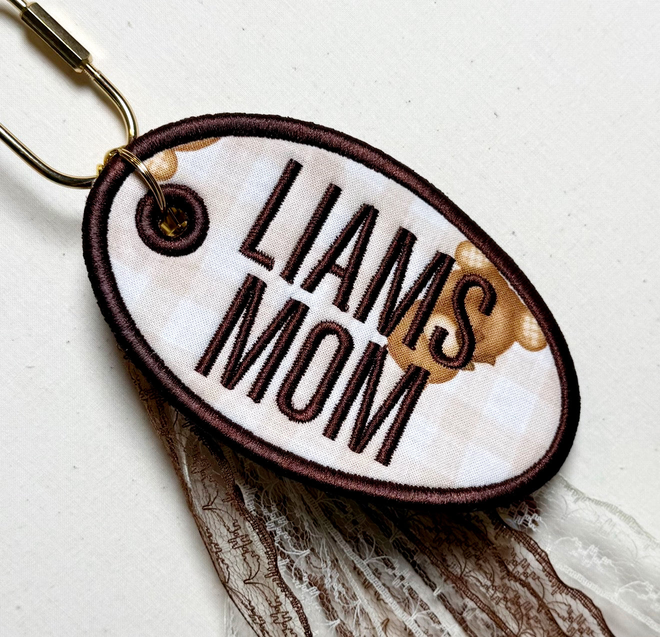 The Custom Embroidered Bag Tag