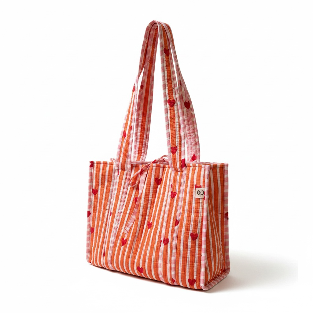 The Quilted Heart Tote Bag 