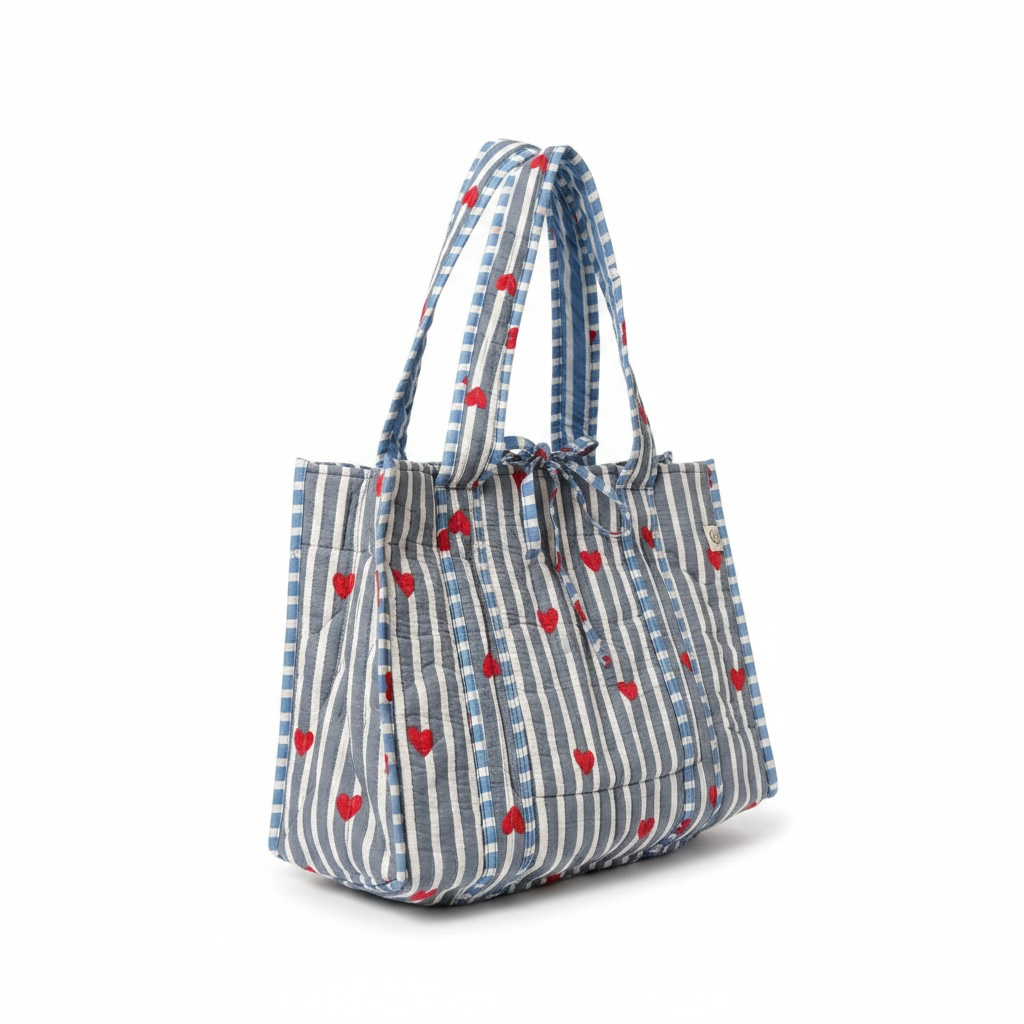 The Quilted Heart Tote Bag 