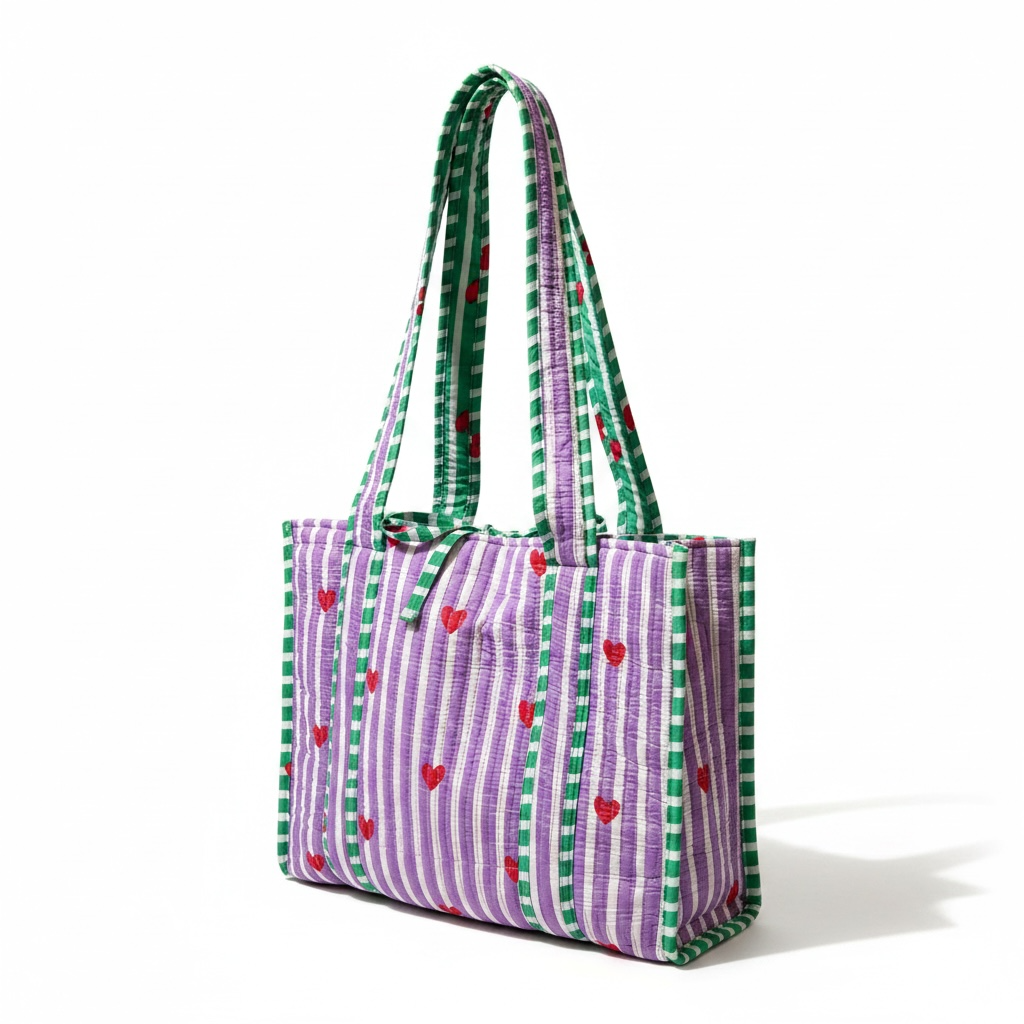 The Quilted Heart Tote Bag 